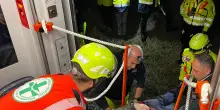 Malore del macchinista. Esercitazione sulla linea