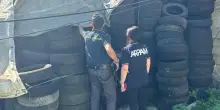 Deposito rifiuti fuorilegge: maxi sequestro