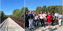 Inaugurato il ponte della Chiusa di Casalecchio: cammini aperti sul Reno