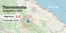Terremoto oggi Pesaro, scossa di magnitudo 3,2. Avvertita forte in Alta Valle del Metauro