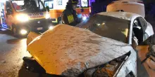 La sbandata poi lo schianto. Auto finisce fuori strada. Tre ragazze ferite, una è grave
