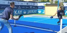 La Jaykay al Foro Italico col Pikleball