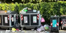 Cassonetti pieni ovunque. Sacchetti a terra e caos,. Hera promette interventi
