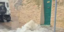 Bomba d'acqua nel Fermano: allagamenti, danni e smottamenti. Disagi al pronto soccorso
