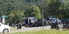 Scontro a Collagna, motociclista ferito