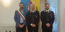 Il neo comandante dei carabinieri. Mischitelli ricevuto in Comune