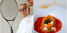 Bruno Barbieri e la ricetta per Jannik Sinner: il piatto e gli ingredienti