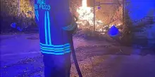 Incendio a Loreto, a fuoco cabina dell'Enel nella notte: gente in strada
