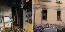 Incendio a Castel San Pietro, appartamento in fiamme
