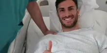 Mario Sampirisi della Reggiana operato al legamento crociato: stop di 4 mesi