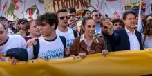 Cinque Stelle a Roma alla manifestazione nazionale per la pace a Gaza
