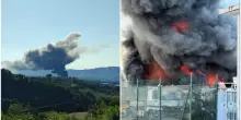 Incendio nello stabilimento dell’Adriatica Bitumi, cittadini barricati in casa a Colli del Tronto