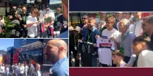 Il Bologna e Kimi Antonelli, abbraccio a Imola: “Ho fatto un gran tifo”. “Ti abbiamo visto in auto” / Video