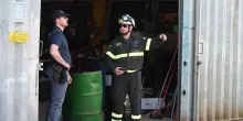 Esplosione durante lavori di taglio. Operaio quarantenne ferito