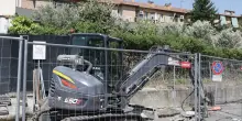 Ravone, lavori in via Montenero