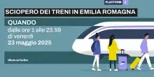 Sciopero treni 23 maggio in Emilia Romagna: quali sono le fasce orarie garantite