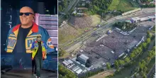 Max Pezzali conquista il circuito, in 85mila per il concerto ‘Grand prix’: “Autodromo luogo epico. Un sogno che si avvera”