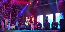 Riccione, ’Supereroi’ per Britti . La pioggia non ferma il pubblico