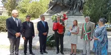Progetto partito dalla città. Rosa di Anita piantumata