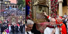 La risalita della Madonna a San Luca, l’invocazione di Zuppi: “Maria è portatrice di pace e speranza”