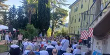 Lo spettacolo speciale alla residenza per anziani. Maddalena Pelagallo