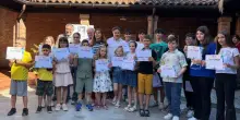 Il diario nel segno della musica. La copertina è creata dai ragazzi