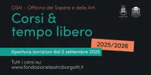 Officina del sapere e tempo libero. Iscrizioni aperte per i laboratori