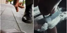 Trova portafoglio in strada a Pesaro, dentro spunta la cocaina