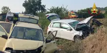 Ripe San Ginesio, frontale sulla 78, tre feriti portati a Torrette