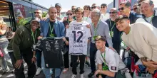 Festa per la Coppa Italia del Bologna: tifosi a Casteldebole e domenica a San Luca