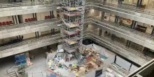 Il tribunale è ancora un cantiere. Udienze tra recinzioni e polvere: "Portate pazienza, ci siamo quasi"
