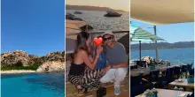 Vacanze in Costa Smeralda per Valentino Rossi e Francesca Sofia Novello: foto da sogno
