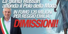Cartelloni di FdI per chiedere le dimissioni del sindaco di Reggio Emilia, la video risposta di Massari