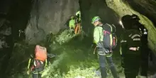 Paura sul Monte Bove. Precipita nell’arrampicata. Appeso nel vuoto per 8 ore. Salvato con la compagna