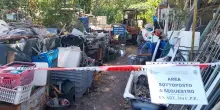 Scoperta discarica abusiva a Calderara, denunciato 60enne: rischia 26mila euro di multe