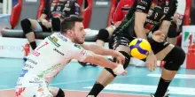 Lube Civitanova sconfitta da Trento: prestazione altalenante in gara 3