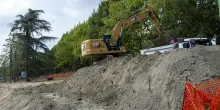 Lavori sul Lungofiume. Terra venduta all’asta