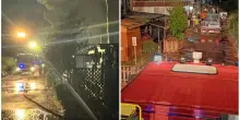 Paura al campeggio: scoppia un incendio nella notte, a fuoco due bungalow e una roulotte