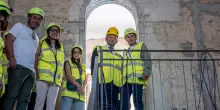 Lavori di riqualificazione alla stazione Ascoli, sopralluogo nel cantiere