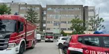Fumo dal vano ascensore, paura in ospedale