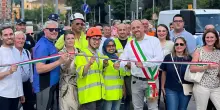 Inaugurati il giardino pubblico e la ciclopedonale