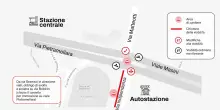 Tram, nuovi cantieri al via fra i viali Masini e Pietramellara: cosa succede