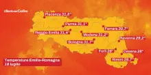 Caldo africano in Emilia Romagna: in arrivo i giorni più roventi dell’estate
