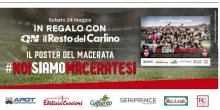 Maceratese promossa in serie D, sabato il poster in regalo con il Carlino