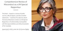 Francesca Albanese ha violato gli standard etici Onu, il report che inchioda la relatrice: i rapporti con entità affiliate al terrorismo