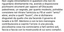 Il prof Nivarra evoca i peggiori fantasmi del Novecento: “Togliete l’amicizia su Facebook agli ebrei, facciamoli sentire soli”