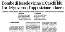 Caro ministro Crosetto sul presunto attacco all’Unifil serviva cautela