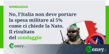 No, l'Italia non deve portare la spesa militare al 5% come ci chiede la Nato. Il risultato del sondaggio