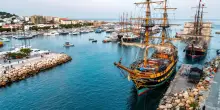 L’Amerigo Vespucci torna a Porto Empedocle per celebrare la cultura