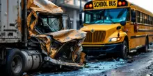 Incidente mortale sulla Pedemontana: coinvolti camion e scuolabus